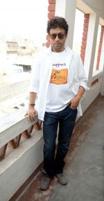 Irrfan Khan snapped at Delhi school on 30th April 2015